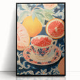 Maximalist Wall Art – Bold and Vibrant Fruit Still Life for Eclectic Decor