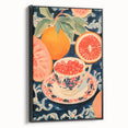 Maximalist Wall Art – Bold and Vibrant Fruit Still Life for Eclectic Decor