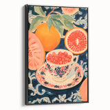 Maximalist Wall Art – Bold and Vibrant Fruit Still Life for Eclectic Decor