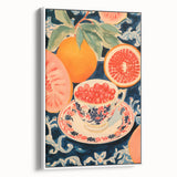 Maximalist Wall Art – Bold and Vibrant Fruit Still Life for Eclectic Decor