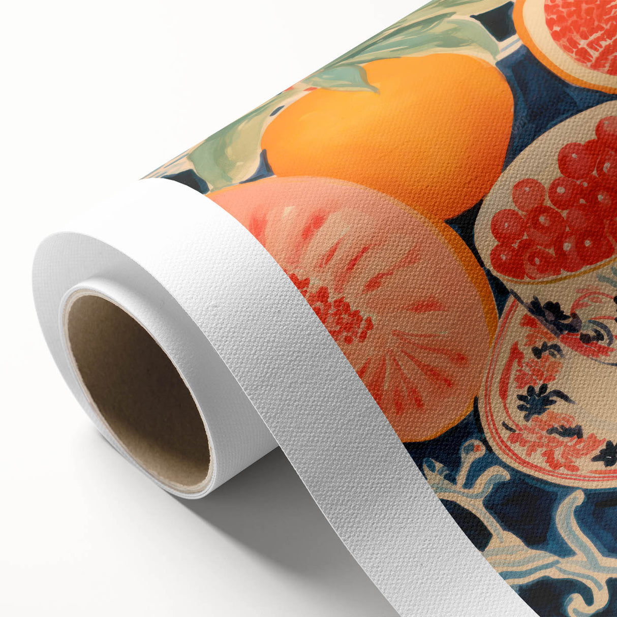 Maximalist Wall Art – Bold and Vibrant Fruit Still Life for Eclectic Decor
