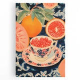 Maximalist Wall Art – Bold and Vibrant Fruit Still Life for Eclectic Decor