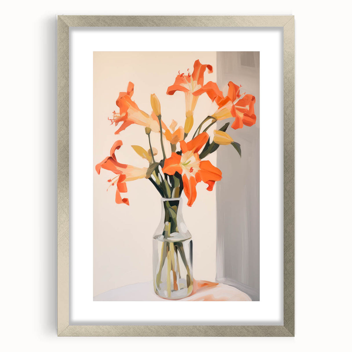 Maximalist Wall Art - Vibrant Floral Eclectic Print for Bold Home Decor