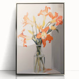 Maximalist Wall Art - Vibrant Floral Eclectic Print for Bold Home Decor
