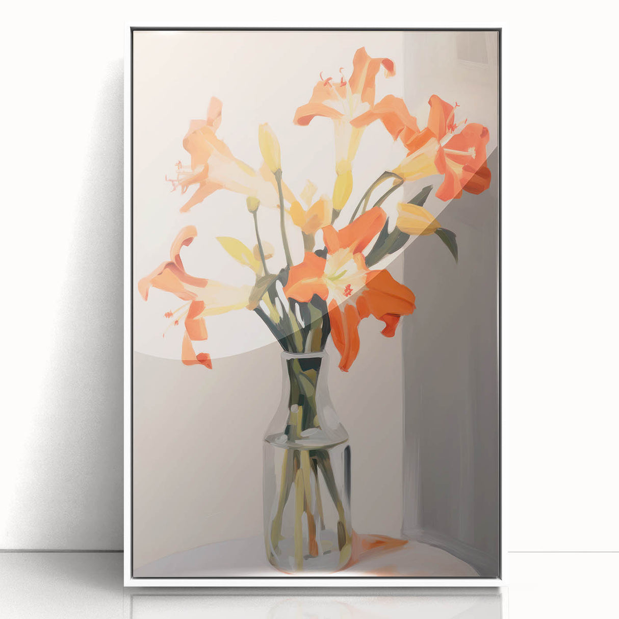 Maximalist Wall Art - Vibrant Floral Eclectic Print for Bold Home Decor