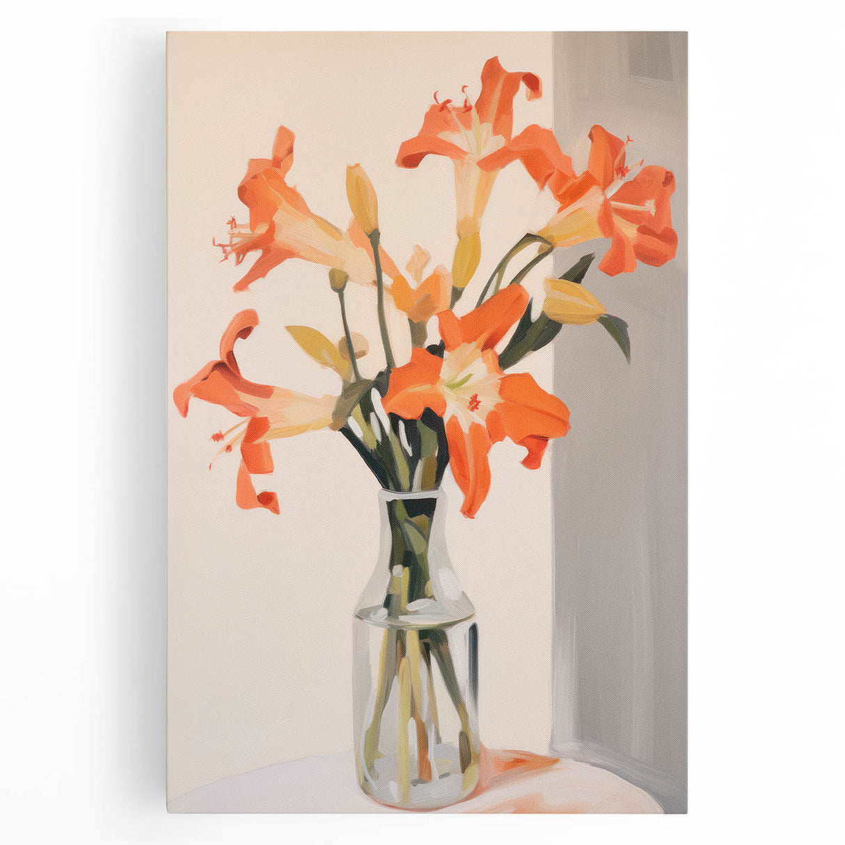 Maximalist Wall Art - Vibrant Floral Eclectic Print for Bold Home Decor
