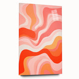 Maximalist Wall Art - Bold Abstract Waves for Eclectic Home Decor