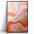 Maximalist Wall Art - Bold Abstract Waves for Eclectic Home Decor