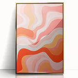 Maximalist Wall Art - Bold Abstract Waves for Eclectic Home Decor