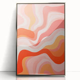 Maximalist Wall Art - Bold Abstract Waves for Eclectic Home Decor