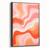 Maximalist Wall Art - Bold Abstract Waves for Eclectic Home Decor