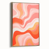 Maximalist Wall Art - Bold Abstract Waves for Eclectic Home Decor
