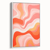 Maximalist Wall Art - Bold Abstract Waves for Eclectic Home Decor