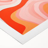 Maximalist Wall Art - Bold Abstract Waves for Eclectic Home Decor