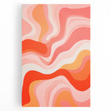 Maximalist Wall Art - Bold Abstract Waves for Eclectic Home Decor