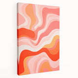 Maximalist Wall Art - Bold Abstract Waves for Eclectic Home Decor