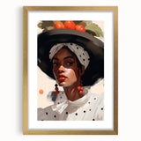 Maximalist Wall Art - Eclectic Bold Portrait for Vibrant Home Decor