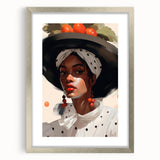 Maximalist Wall Art - Eclectic Bold Portrait for Vibrant Home Decor