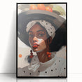 Maximalist Wall Art - Eclectic Bold Portrait for Vibrant Home Decor