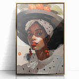 Maximalist Wall Art - Eclectic Bold Portrait for Vibrant Home Decor
