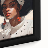 Maximalist Wall Art - Eclectic Bold Portrait for Vibrant Home Decor