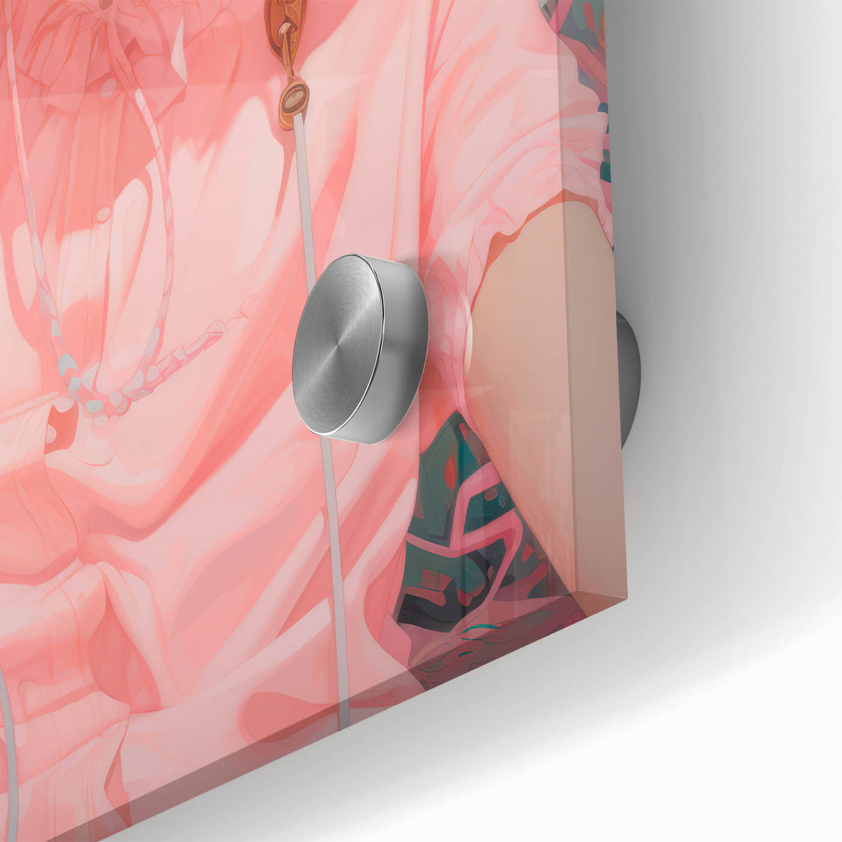Maximalist Wall Art - Vibrant Eclectic Portrait for Bold Home Decor