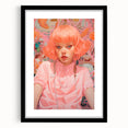 Maximalist Wall Art - Vibrant Eclectic Portrait for Bold Home Decor