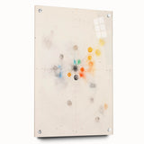 Maximalist Abstract Wall Art - Cosmic Energy in Subtle Hues for Modern Decor
