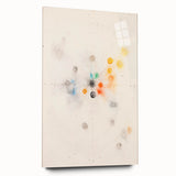 Maximalist Abstract Wall Art - Cosmic Energy in Subtle Hues for Modern Decor