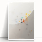 Maximalist Abstract Wall Art - Cosmic Energy in Subtle Hues for Modern Decor