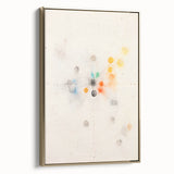 Maximalist Abstract Wall Art - Cosmic Energy in Subtle Hues for Modern Decor