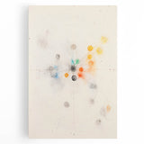 Maximalist Abstract Wall Art - Cosmic Energy in Subtle Hues for Modern Decor