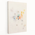 Maximalist Abstract Wall Art - Cosmic Energy in Subtle Hues for Modern Decor