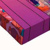 Maximalist Portrait Wall Art - Bold Feminine Elegance in Pink Floral Style