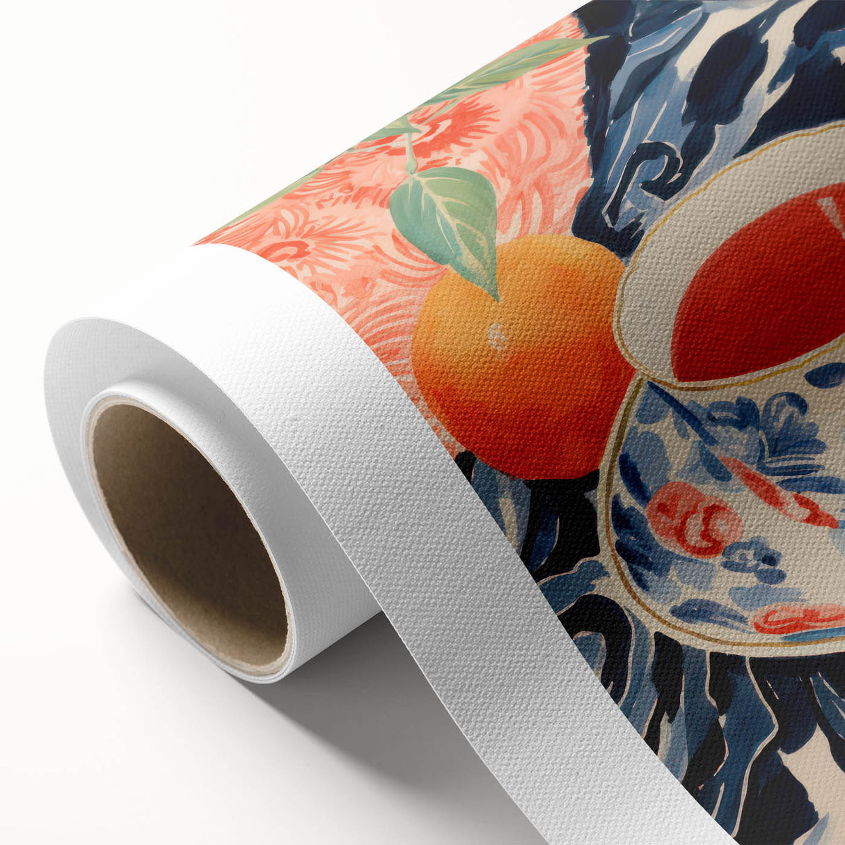 Maximalist Wall Art - Eclectic Bold Decor with Vibrant Tea Cup Design