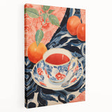 Maximalist Wall Art - Eclectic Bold Decor with Vibrant Tea Cup Design