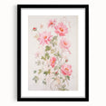 Maximalist Wall Art - Elegant Floral Design with Soft Pink Blooms