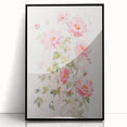 Maximalist Wall Art - Elegant Floral Design with Soft Pink Blooms