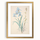 Maximalist Wall Art - Elegant Botanical Orchid Illustration for Home Decor