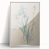 Maximalist Wall Art - Elegant Botanical Orchid Illustration for Home Decor