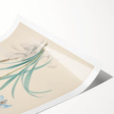 Maximalist Wall Art - Elegant Botanical Orchid Illustration for Home Decor