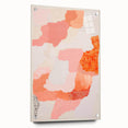 Maximalist Wall Art - Abstract Textured Design with Bold Pink Hues