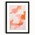 Maximalist Wall Art - Abstract Textured Design with Bold Pink Hues
