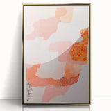 Maximalist Wall Art - Abstract Textured Design with Bold Pink Hues