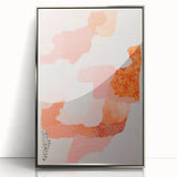 Maximalist Wall Art - Abstract Textured Design with Bold Pink Hues