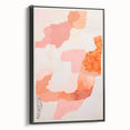 Maximalist Wall Art - Abstract Textured Design with Bold Pink Hues