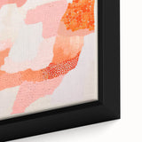 Maximalist Wall Art - Abstract Textured Design with Bold Pink Hues