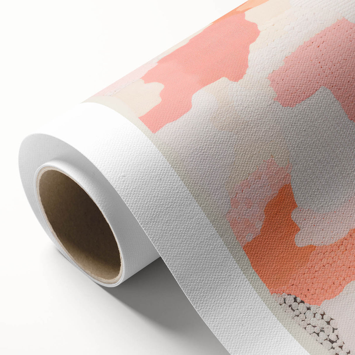 Maximalist Wall Art - Abstract Textured Design with Bold Pink Hues