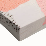 Maximalist Wall Art - Abstract Textured Design with Bold Pink Hues