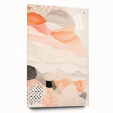 Maximalist Wall Art - Abstract Layered Design with Soft Earthy Tones